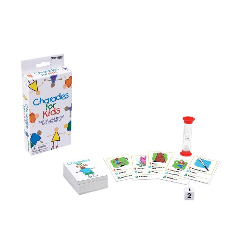 Pressman Charades For Kids: The Classic Game Of Charades- Now Designed Especially For Kids