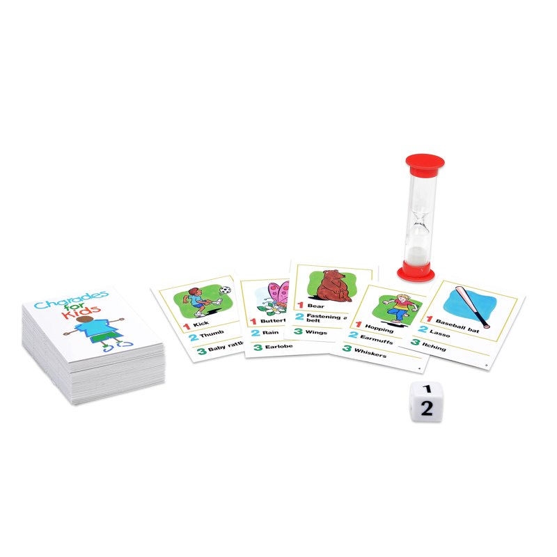 Pressman Charades For Kids: The Classic Game Of Charades- Now Designed Especially For Kids