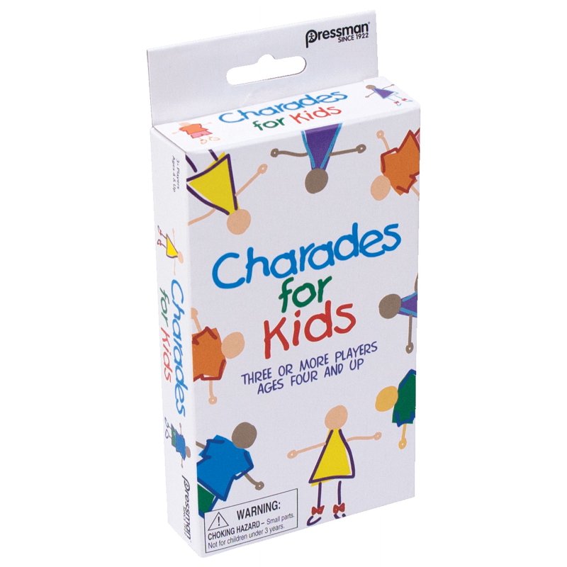 Pressman Charades For Kids: The Classic Game Of Charades- Now Designed Especially For Kids
