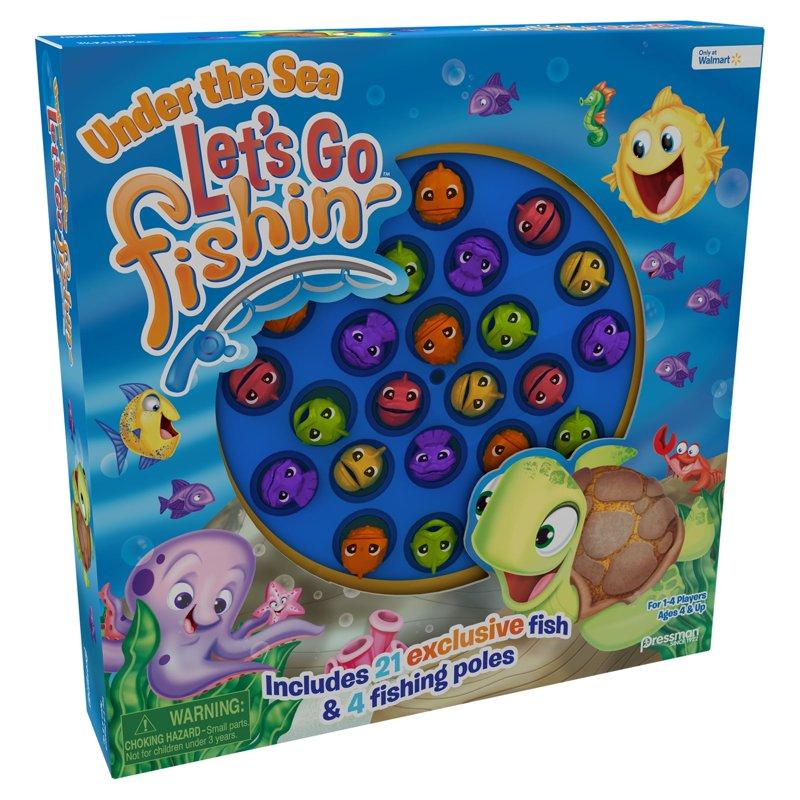 Pressman Let's Go Fishin' - Under The Sea Game for Kids and Families (Walmart Exclusive)