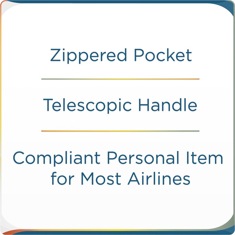 Protege 18" Softside Pilot Case Carry-on Luggage Black