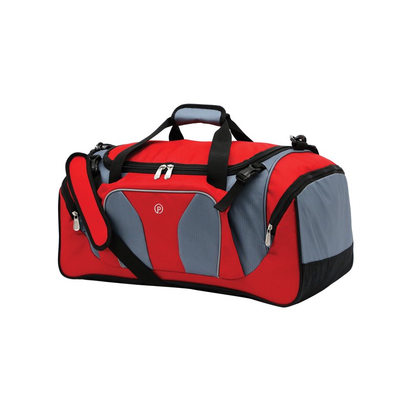 Protege 22" Travel And Sports Duffel Bag With Packing Cube - Red
