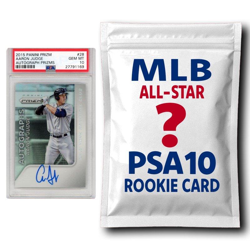 PSA 10 Graded MLB All-Star Baseball Rookie Card Mystery Pack
