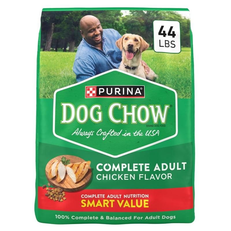 Purina Dog Chow Complete Dry Dog Food for Adult Dogs High Protein Real Chicken 44 lb Bag