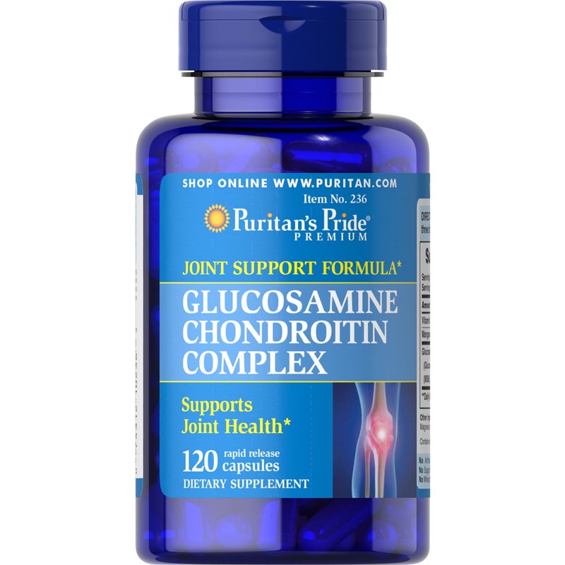 Puritans Pride Glucosamine Chondroitin Complex Capsules 120 Count