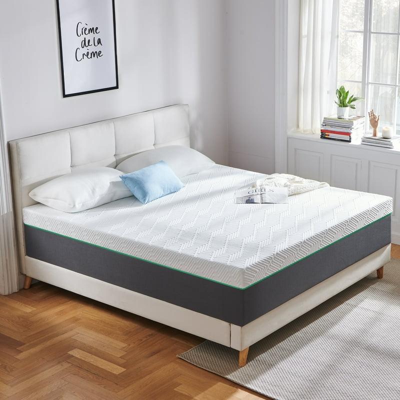 Queen Mattress FCCTO 10" Queen Size Memory Foam Mattress Medium