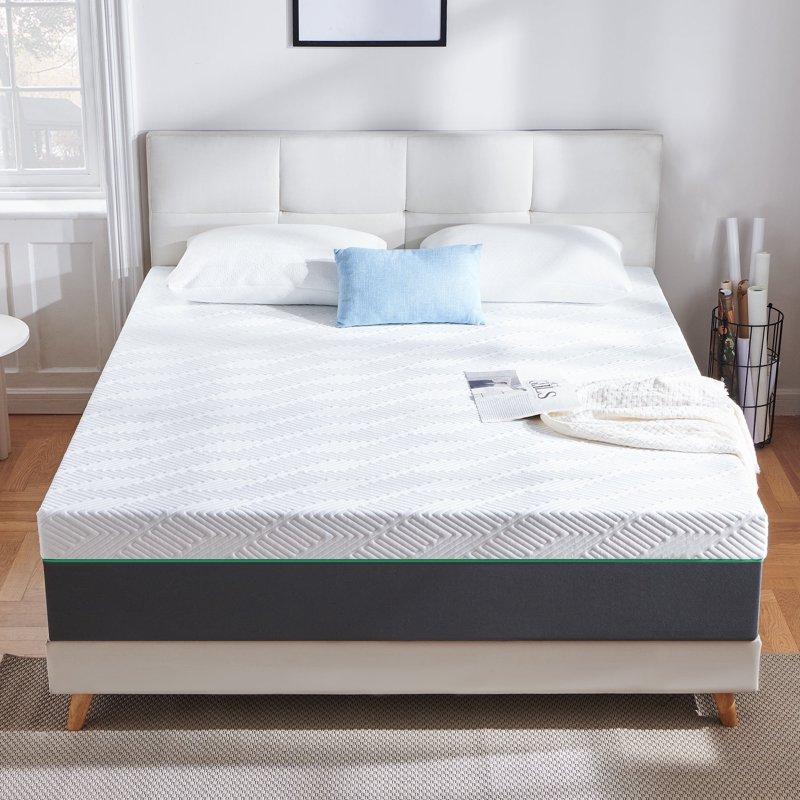 Queen Mattress FCCTO 10" Queen Size Memory Foam Mattress Medium