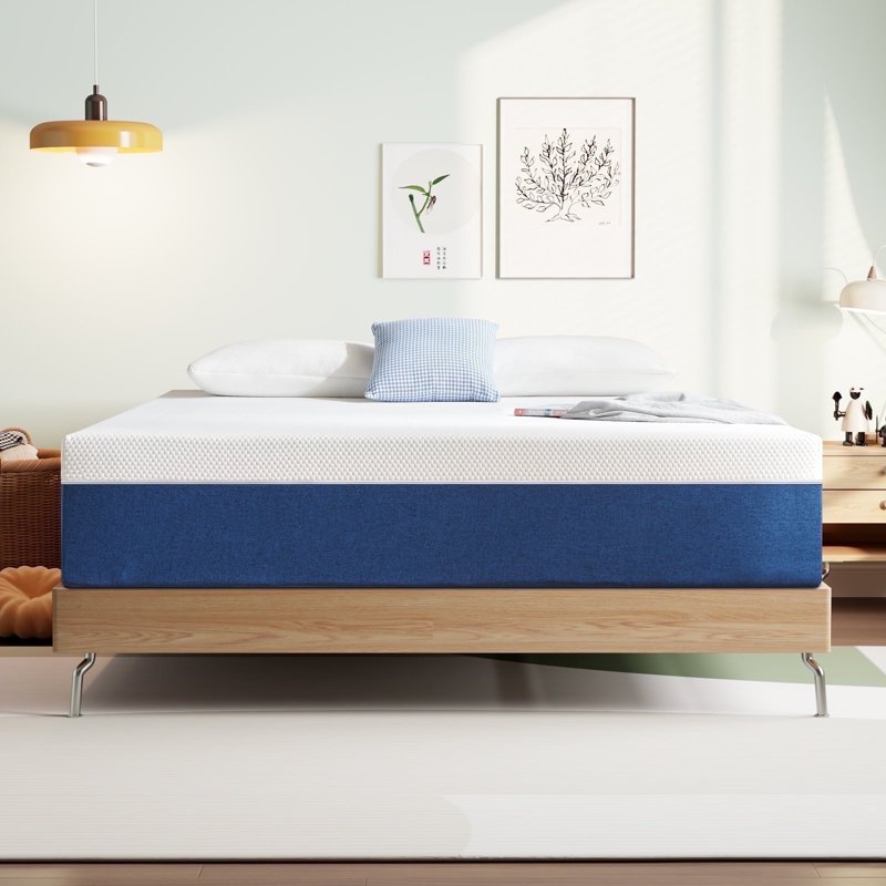 Queen Mattress GELBIY 10" Medium Gel Memory Foam Mattress In A Box For Adult Pressure Relief
