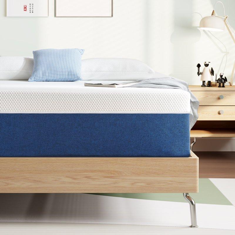 Queen Mattress GELBIY 10" Medium Gel Memory Foam Mattress In A Box For Adult Pressure Relief