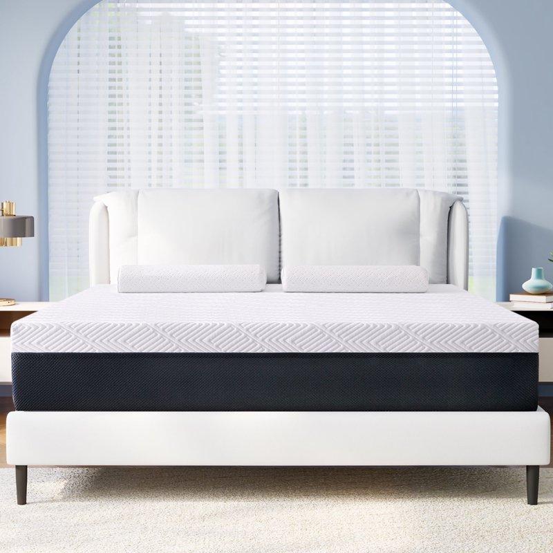 Queen Mattress JIAVA 10" Medium Gel Memory Foam Mattress In A Box Queen