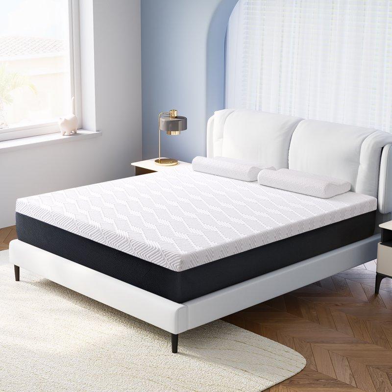 Queen Mattress JIAVA 10" Medium Gel Memory Foam Mattress In A Box Queen