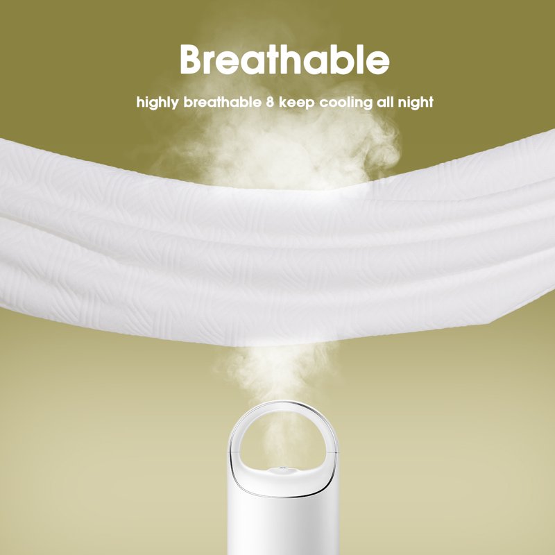 Queen Size Waterproof Mattress Protector Viscose Made From Bamboo Cooling Mattress Pad Cover Breathable Soft 3D Air Fabric Noiseless Washable Fitted Sheet With Deep Pocket Up To 21"