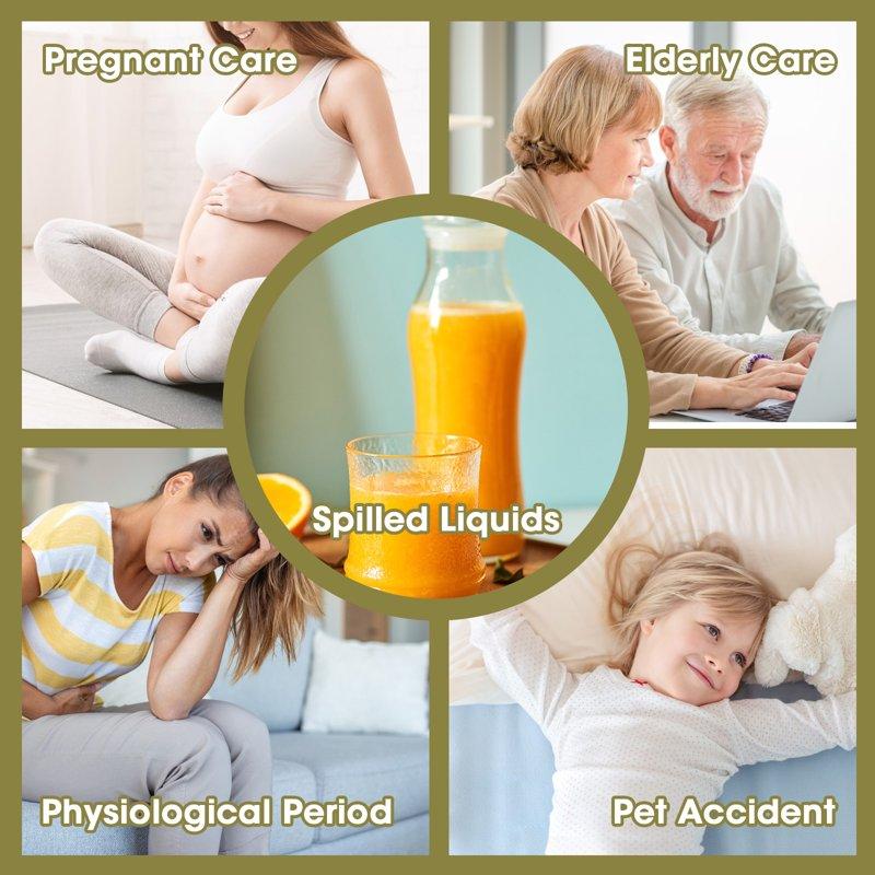 Queen Size Waterproof Mattress Protector Viscose Made From Bamboo Cooling Mattress Pad Cover Breathable Soft 3D Air Fabric Noiseless Washable Fitted Sheet With Deep Pocket Up To 21"