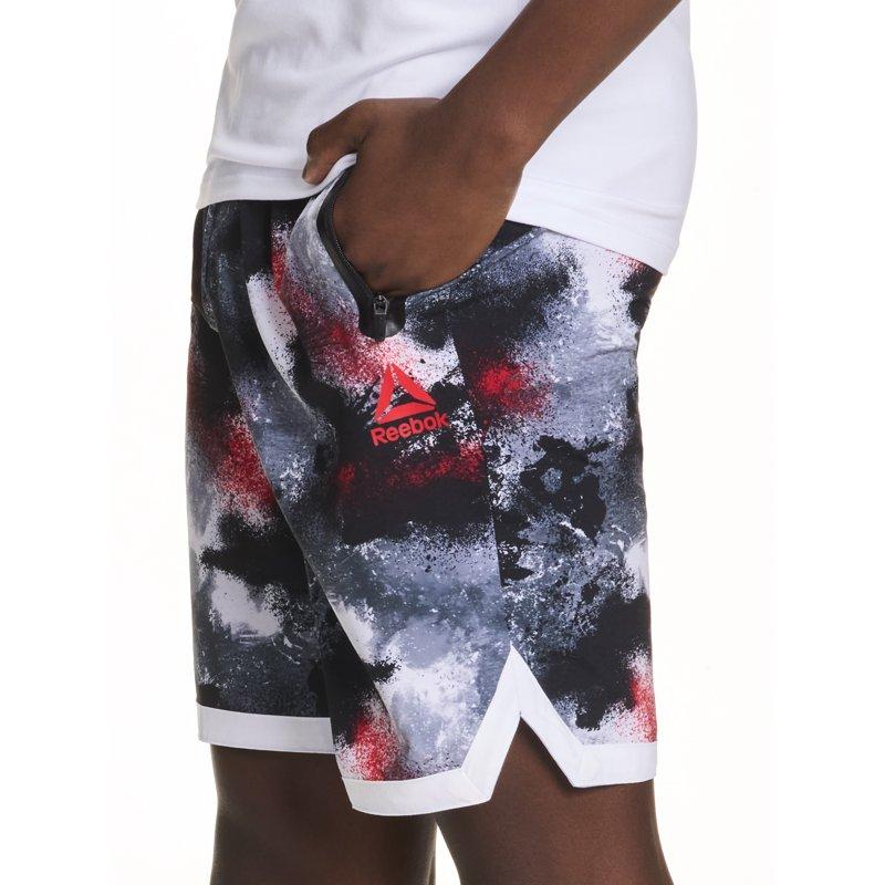 Reebok Boy's Athletic All Over Splatter Print Shorts Sizes 4-18