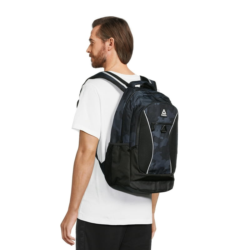 Reebok Unisex Adult Laredo 19.5" Laptop Backpack Black Camo