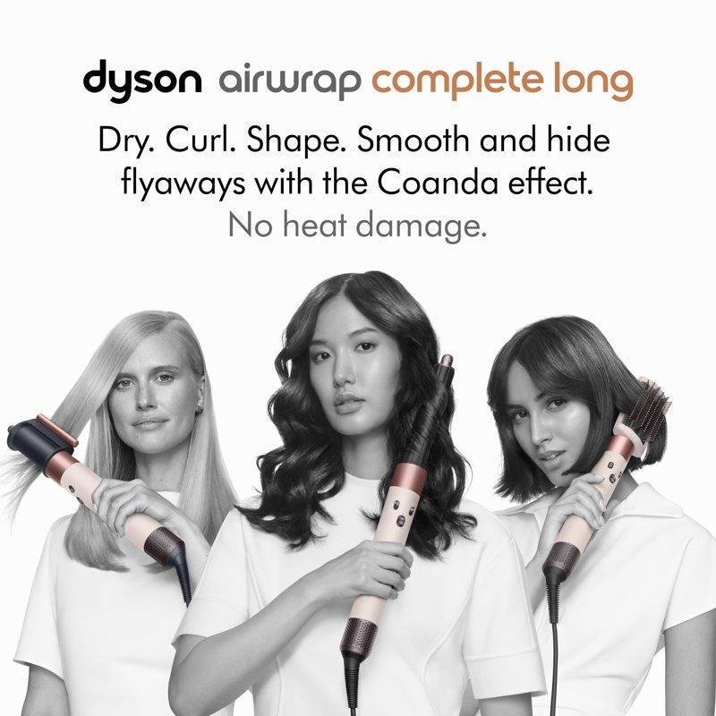 Restored Premium Dyson Airwrap™ Multi-styler Complete Long Ceramic Pink/Rose Gold (Refurbished)