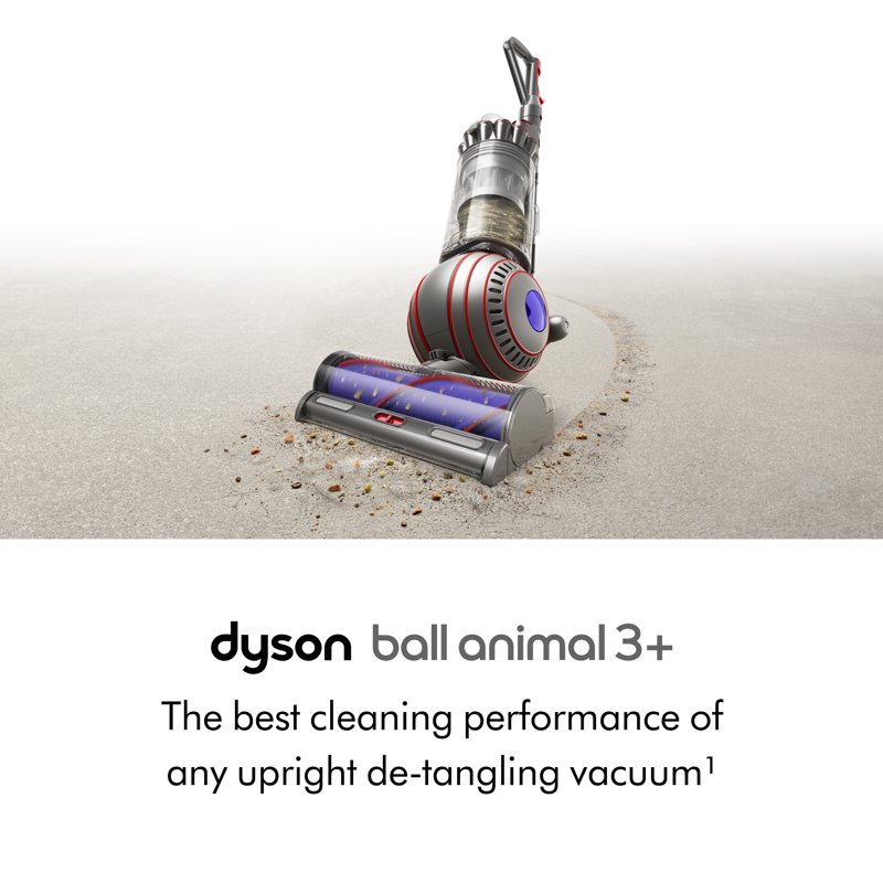 Restored Premium Dyson Ball Animal 3 Upright Vacuum Nickel/Silver (Refurbished)