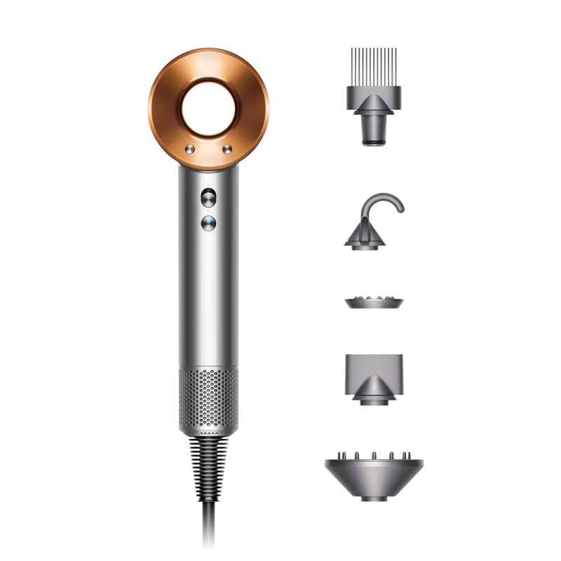 Restored Premium Dyson Supersonic™ Hair Dryer Nickel/ Copper (Refurbished)