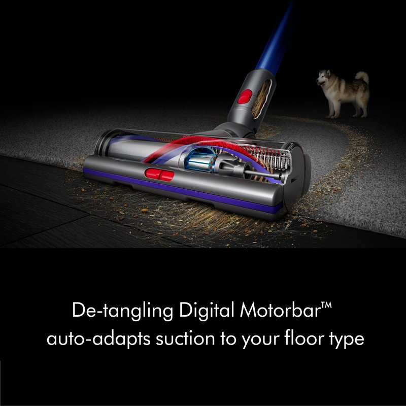 Restored Premium Dyson V11 Torque Drive+ Cordless Vacuum Iron/Blue (Refurbished)