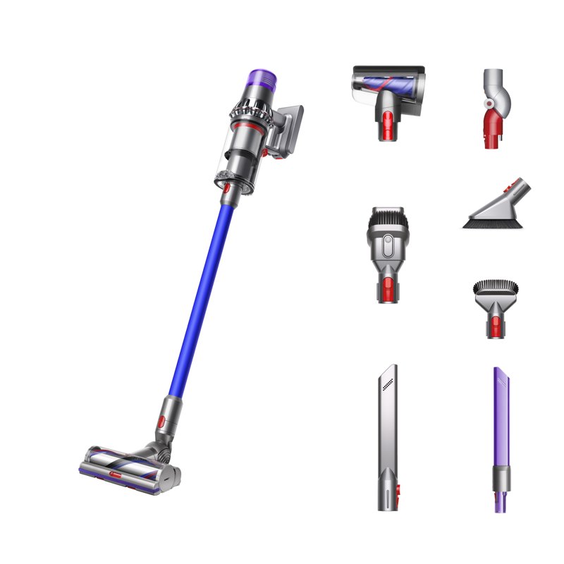Restored Premium Dyson V11 Torque Drive+ Cordless Vacuum Iron/Blue (Refurbished)