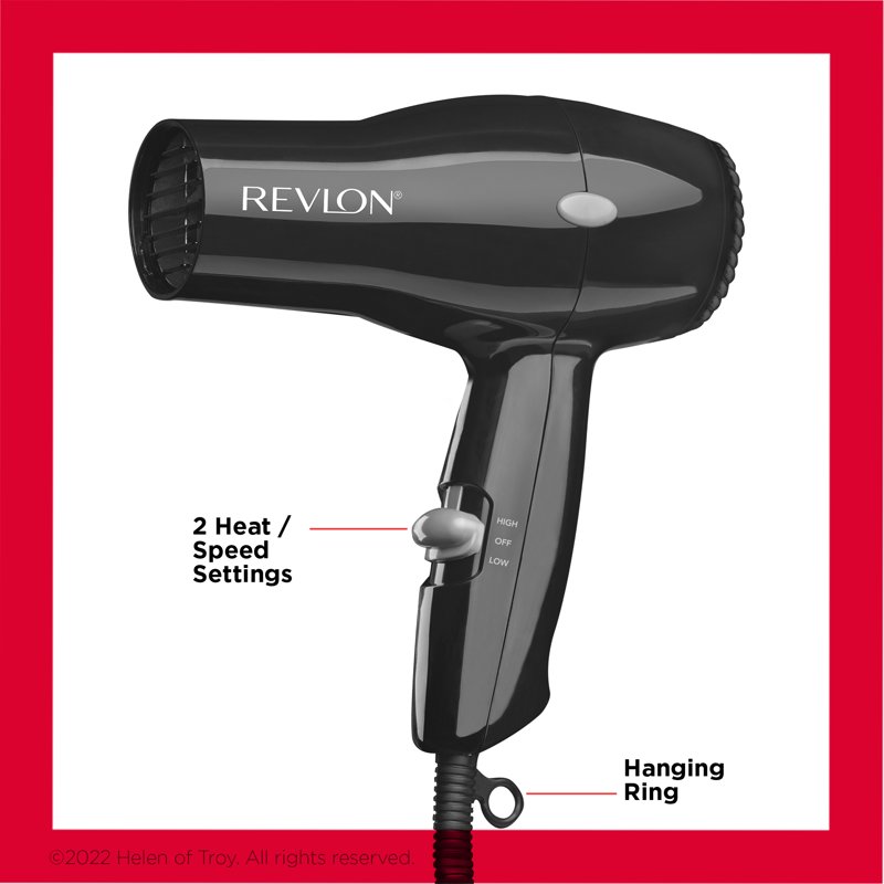 Revlon 1875W Compact Hair Dryer Black