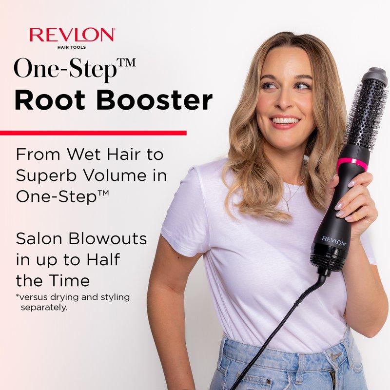 Revlon One-Step 1-1/2" Root Booster Round Hair Dryer Black