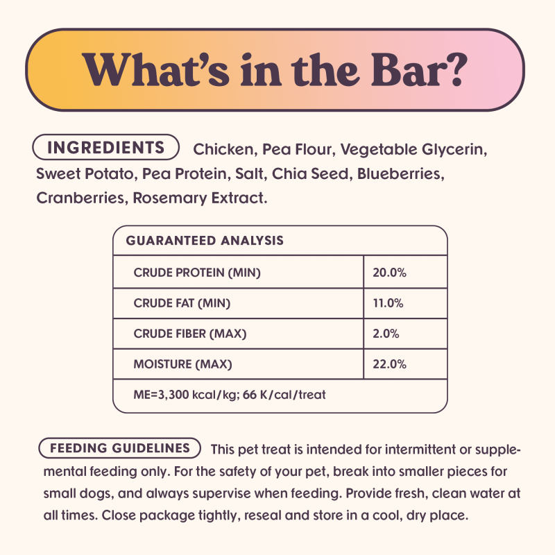 Rise & Shine Chicken Superfood Jerky Bars 16oz