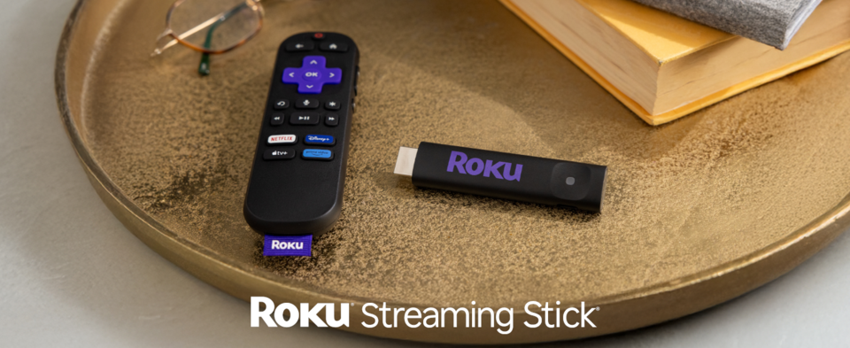 Roku Streaming Stick HD 2025 - HD Roku Streaming Device For TV With Voice Remote - Free & Live TV