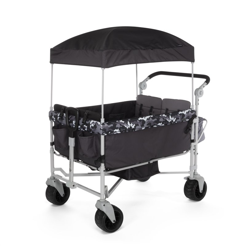 Safety 1st Summit Sprint Quad Wagon Stroller 4 Passenger Charcoal Camo Toddler Unisex