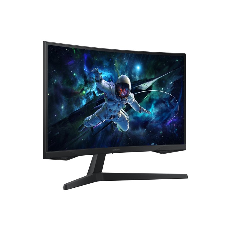 SAMSUNG 27” Odyssey G55C QHD 165Hz 1ms(MPRT) Curved Gaming Monitor - LS27CG556ENXZA