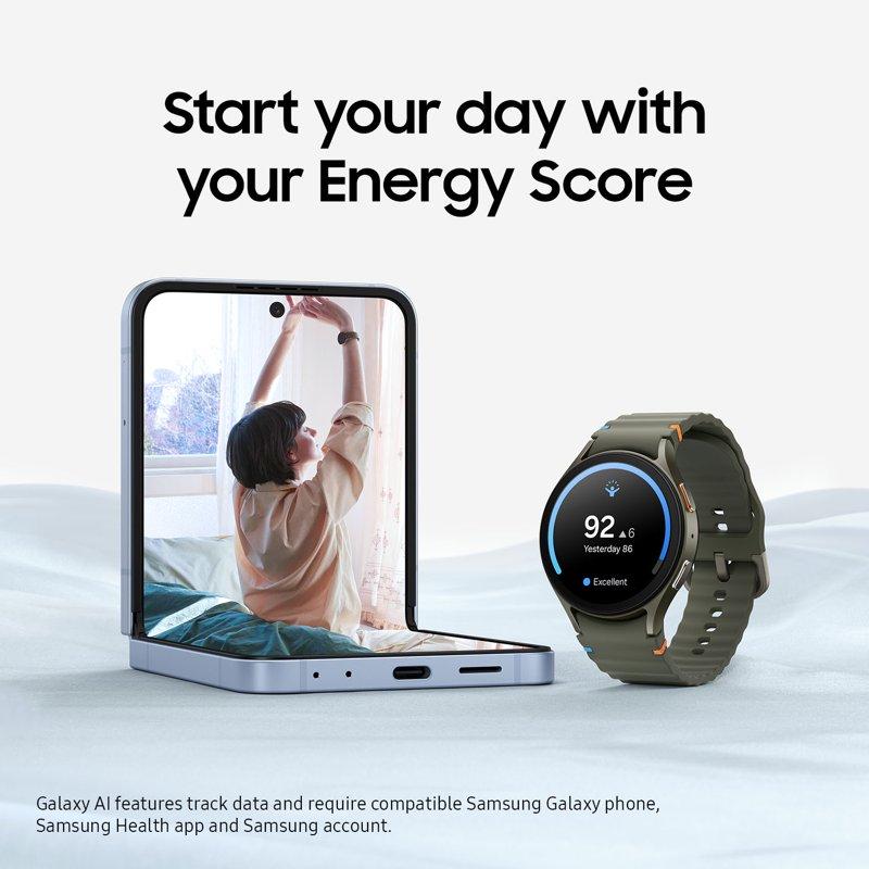 Samsung Galaxy Watch7 40mm Bluetooth And WiFi Aluminum Smart Watch Cream