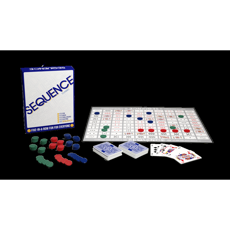 Sequence- The Exciting Strategy Game Easy Enough For Children Challenging Enough For Adults