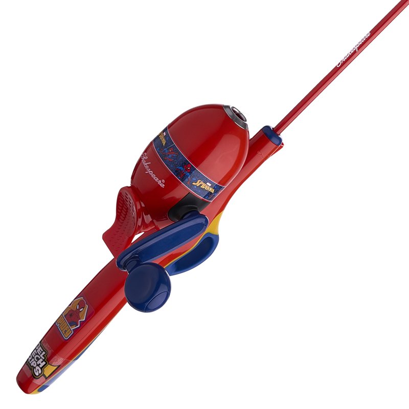 Shakespeare Marvel® Spider-Man Beginner Kit 2'6" Medium Fishing Pole 5 Size Reel