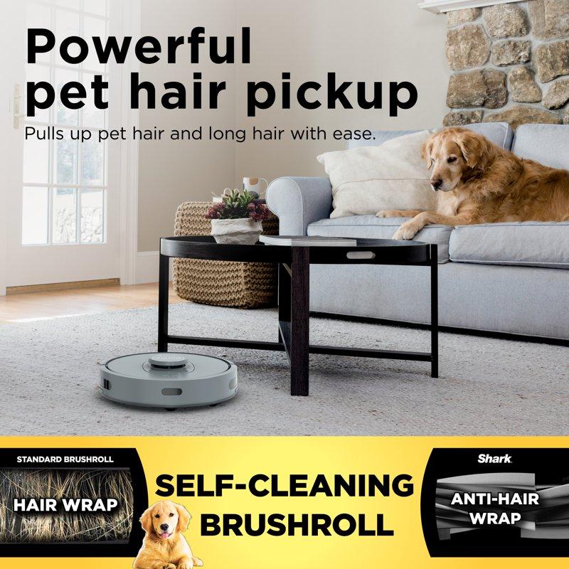 Shark Matrix Self-Empty Robot Vacuum With No Spots Missed On Carpets & Hard Floors RV2300AE