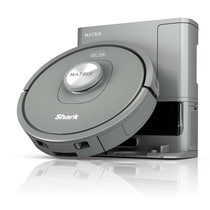 Shark Matrix Self-Empty Robot Vacuum with No Spots Missed on Carpets & Hard Floors RV2300AE