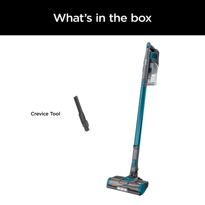 Shark Pet Pro Bagless Cordless Stick Vacuum Carpets And Hardfloors Powerfins Brushroll No Hair Wrap Up To 40 Min Runtime XL Dust Cup IZ240 Teal