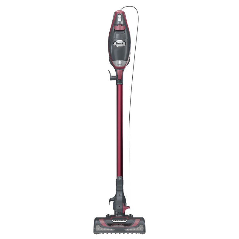 Shark Rocket Pro Corded Stick Vacuum Removable Hand Vacuum Hardwood Floors And Carpet Advanced Swivel Steering Pet-Friendly XL Capacity Ultra-Lightweight HV370 Comet Red