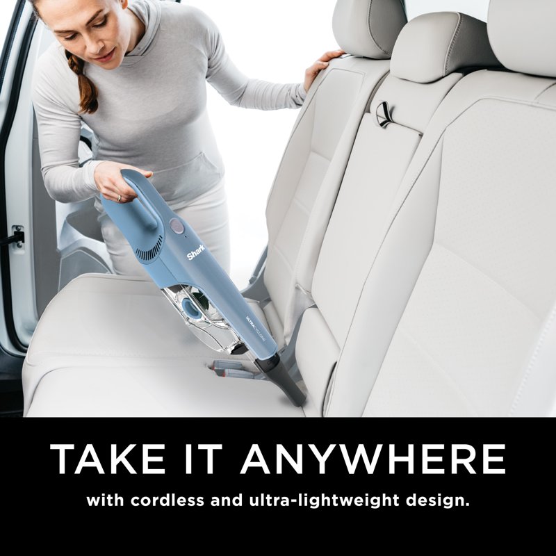 Shark UltraCyclone Pro Cordless Handheld Vacuum Multi-Surface Pet-Friendly Lightweight XL Dustbin Washable Filter CH900WM Black/Blue