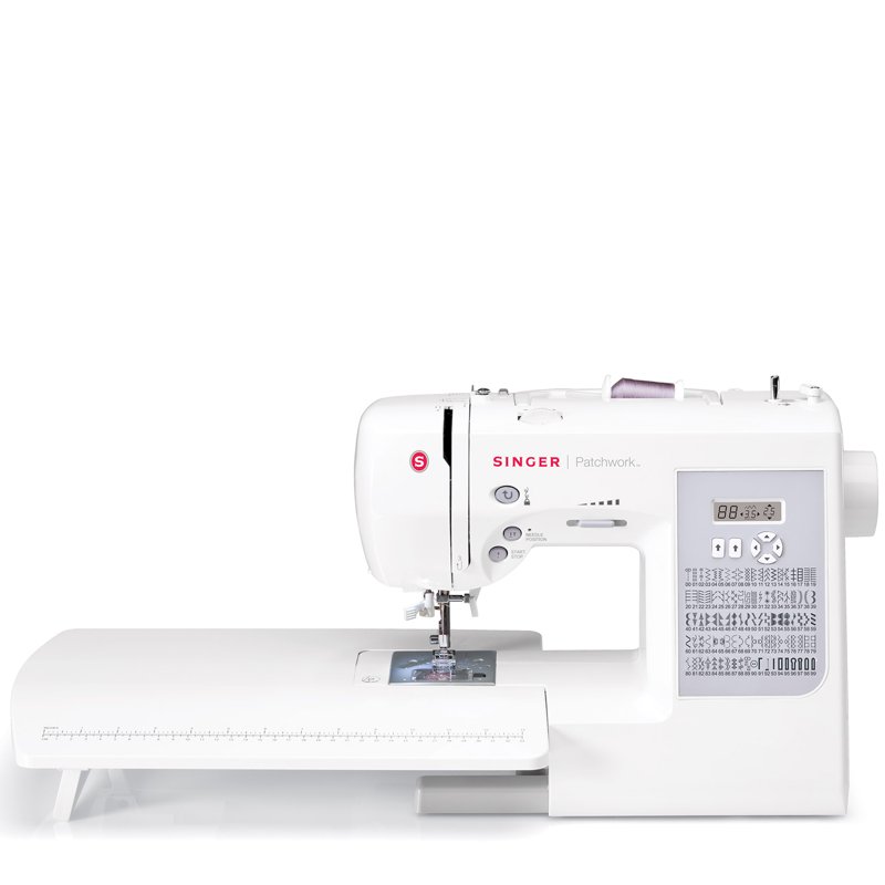 SINGER® Patchwork 7285Q Quilting Sewing Machine + Extension Table & Accessories 100 Stitches