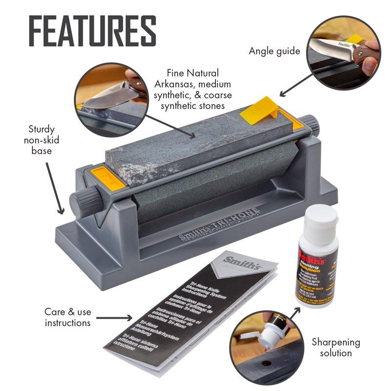 Smith’s TRI6 Tri-Hone Stone Sharpening System