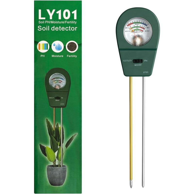 Soil Tester 3-in-1 Soil Tester Kits Soil Moisture/Fertility/pH Tester for Plant Care Gardening Tool Kit for Garden Lawn Farm Plants Indoor & Outdoor Soil Tester 3-in-1 Soil Tester Kits Soil Moisture/Fertility/pH Tester for Plant Care Gardening Tool Kit for Garden Lawn Farm Plants Indoor & Outdoor