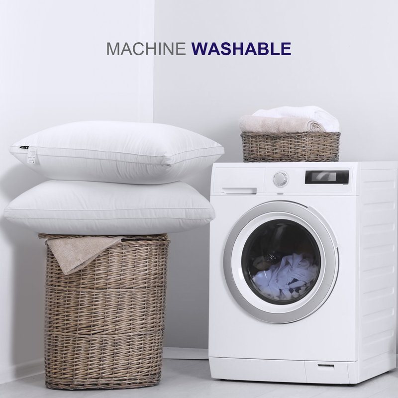 SORMAG Bed Pillows 2 Pack Down Alternative Pillows For Bed Queen Size Set Of 2 Soft Hotel Collection Gusseted Cooling Pillow 20 X 30 Inches