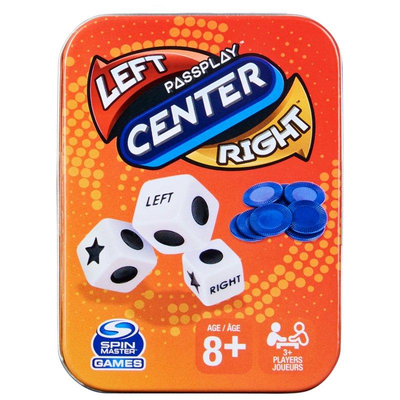 Spin Master Games Passplay: The Game of Left Center Right in a Portable Tin for Ages 8 and up