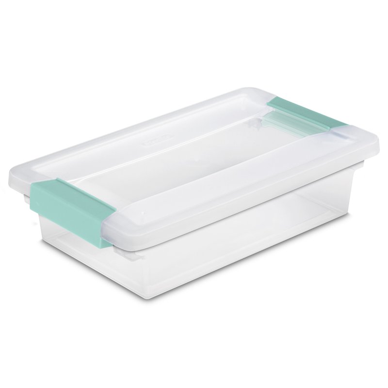 Sterilite Small Clip Box Plastic Clear