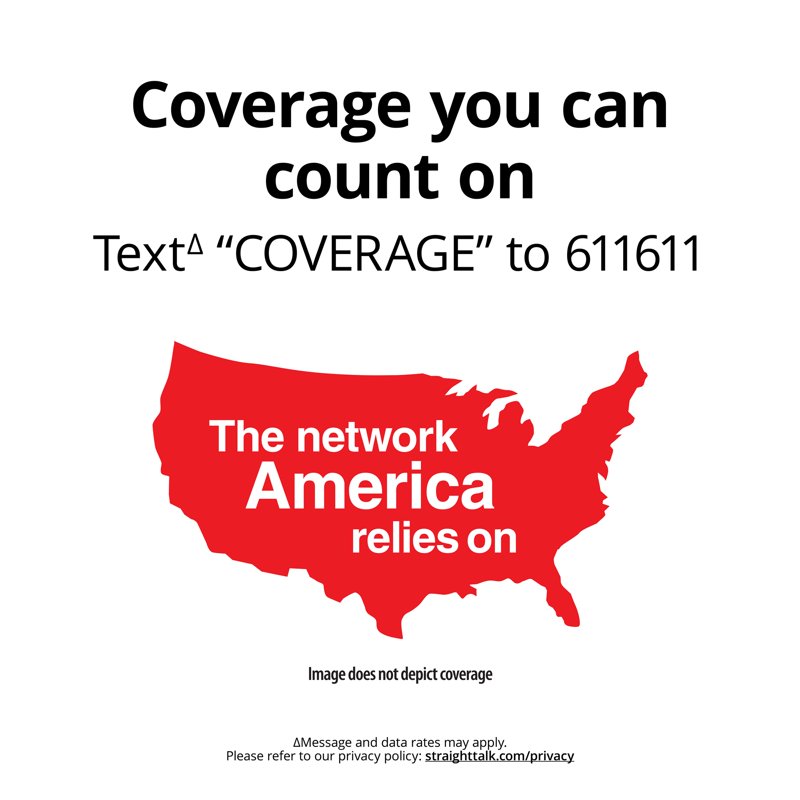 Straight Talk Apple IPhone 14 128GB Midnight - Prepaid Smartphone [Locked To Straight Talk]