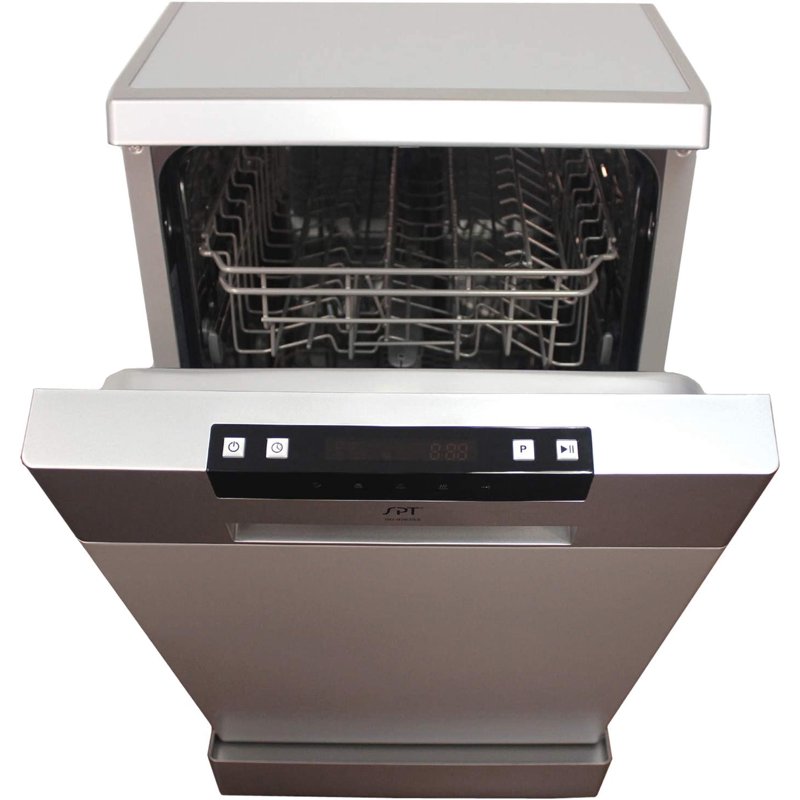 Sunpentown SD-9263SSB 18 In. Portable Dishwasher With Energy Star Stainless