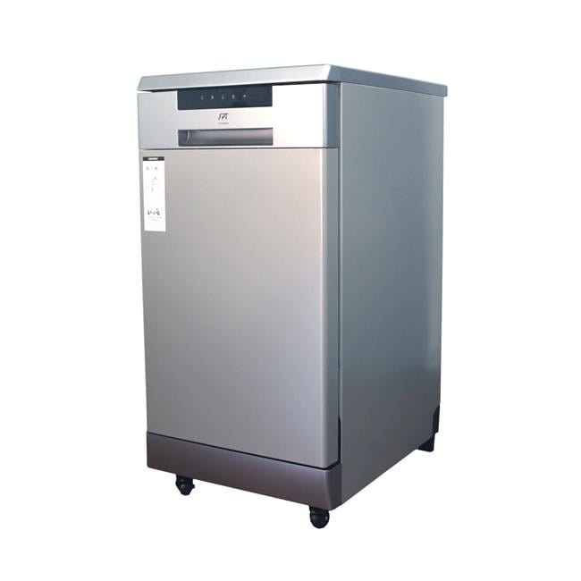 Sunpentown SD-9263SSB 18 in. Portable Dishwasher with Energy Star Stainless