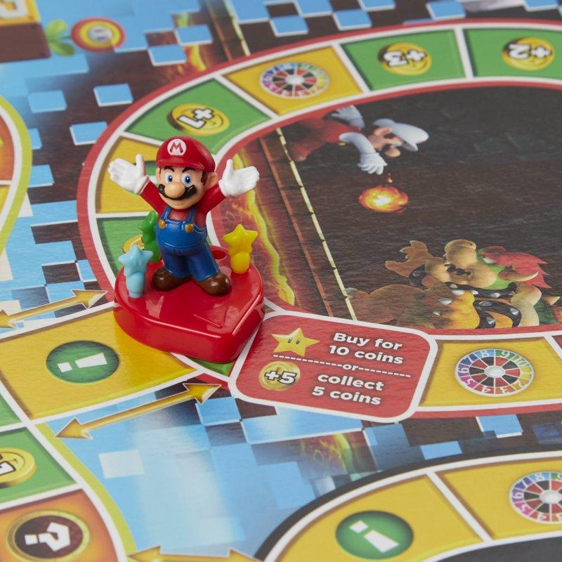 The Game Of Life: Super Mario Edition Board Game Kids Ages 8+ Play Minigames Collect Stars