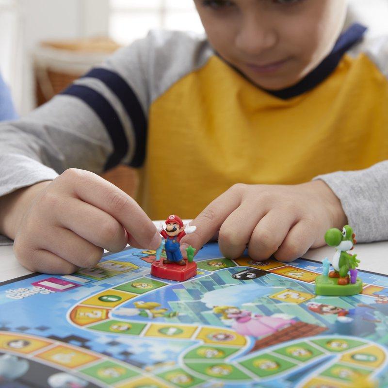 The Game Of Life: Super Mario Edition Board Game Kids Ages 8+ Play Minigames Collect Stars