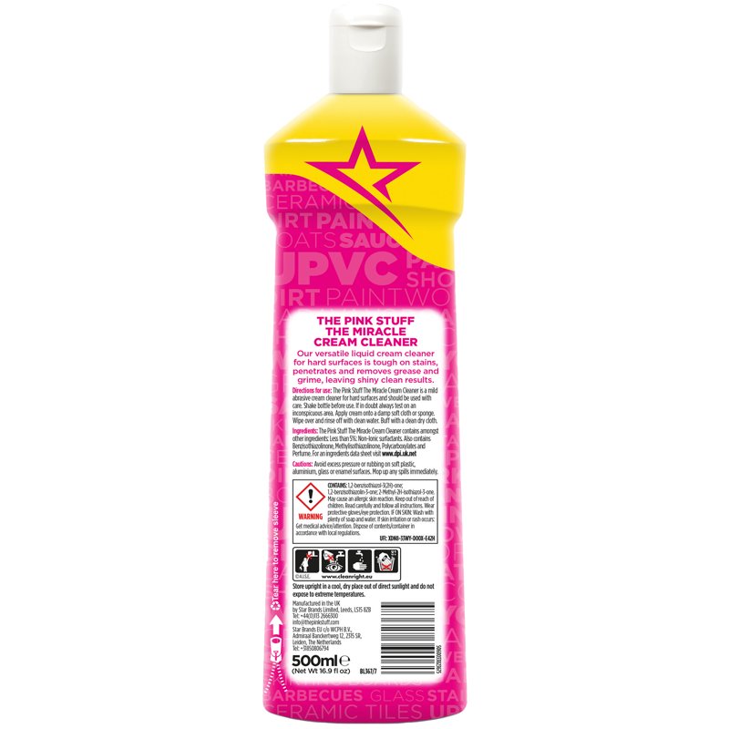 The Pink Stuff Miracle Cream 16.9 Fl. Oz